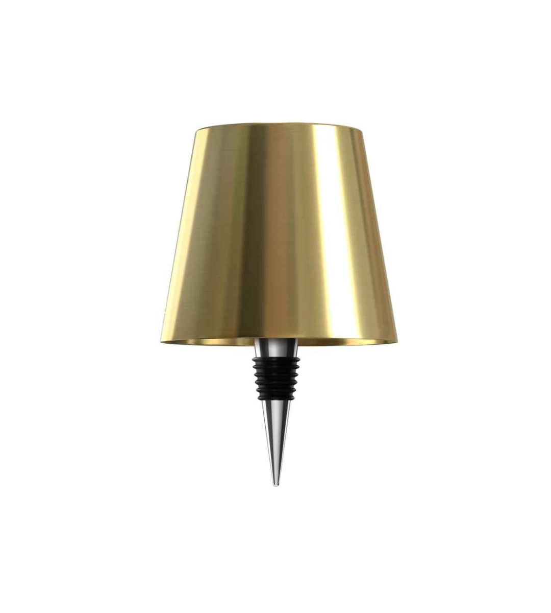 Wireless Bottle Lamp | Rechargeable LED with Cone Shade
