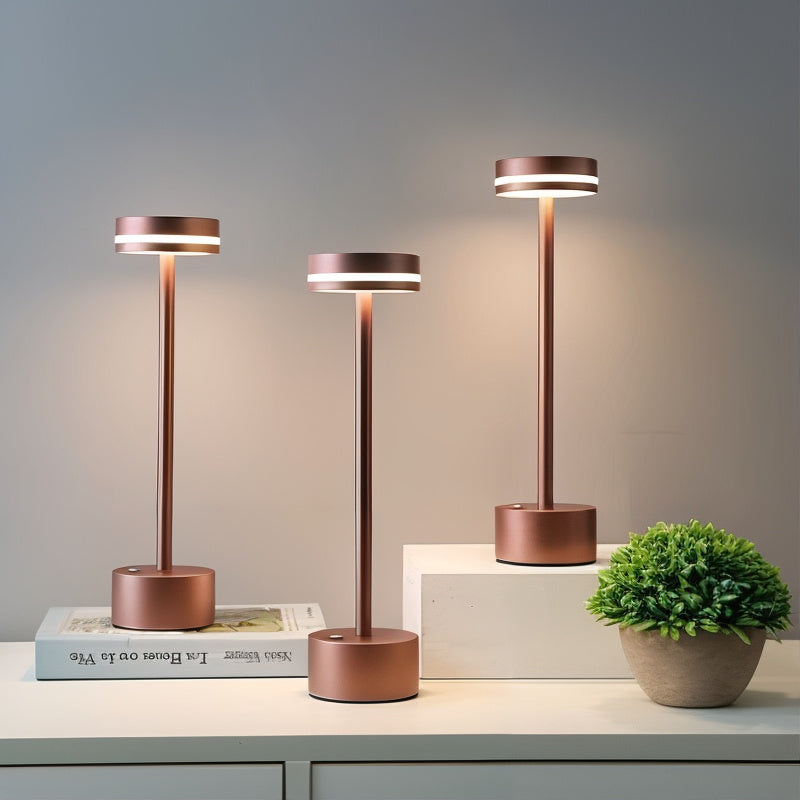 Wireless LED Table Lamp | Dimmable, 3 Color Temps, Aluminum