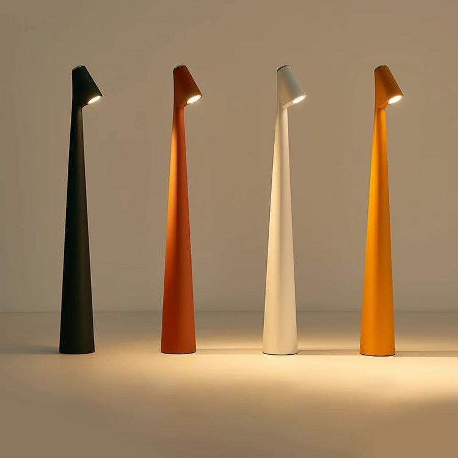 Wireless Wood Table Lamp | Scandinavian Design, Dimmable LED