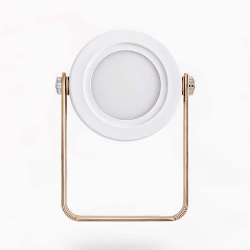 Wireless Wood and Metal Table Lamp | Dimmable, Rechargeable LED
