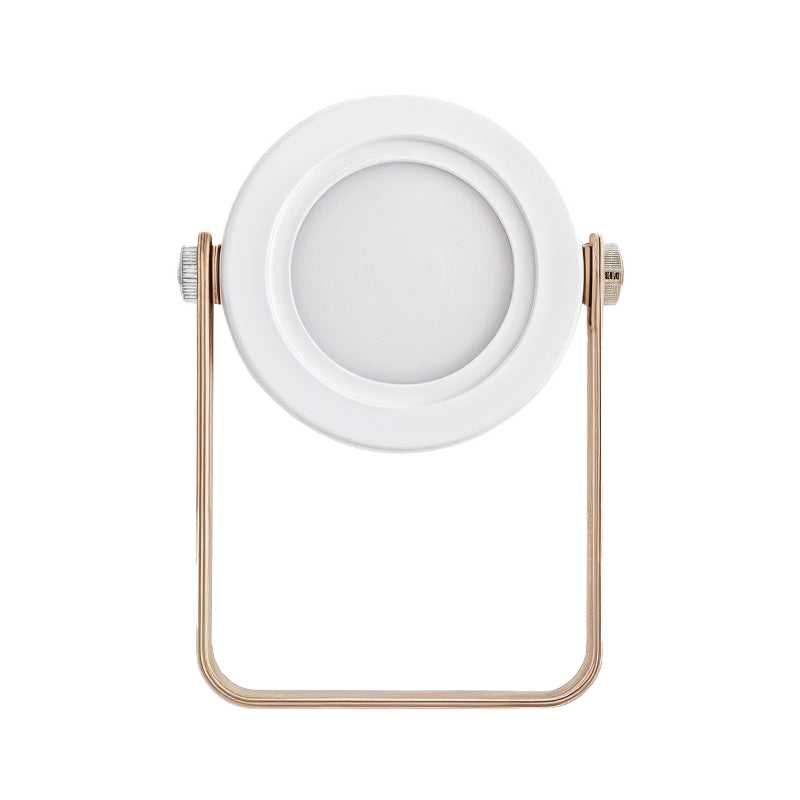 Wireless Wood and Metal Table Lamp | Dimmable, Rechargeable LED