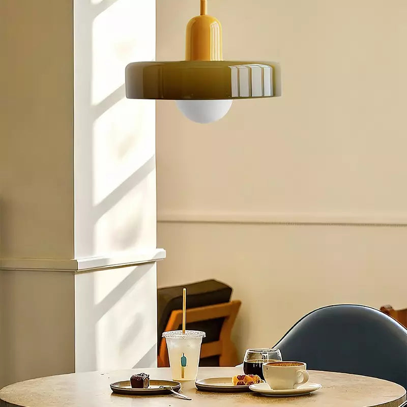 Bauhaus Pendelleuchte Glas, Moderne Hängeleuchte