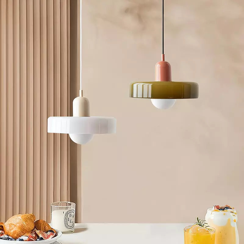 Bauhaus Pendelleuchte Glas, Moderne Hängeleuchte