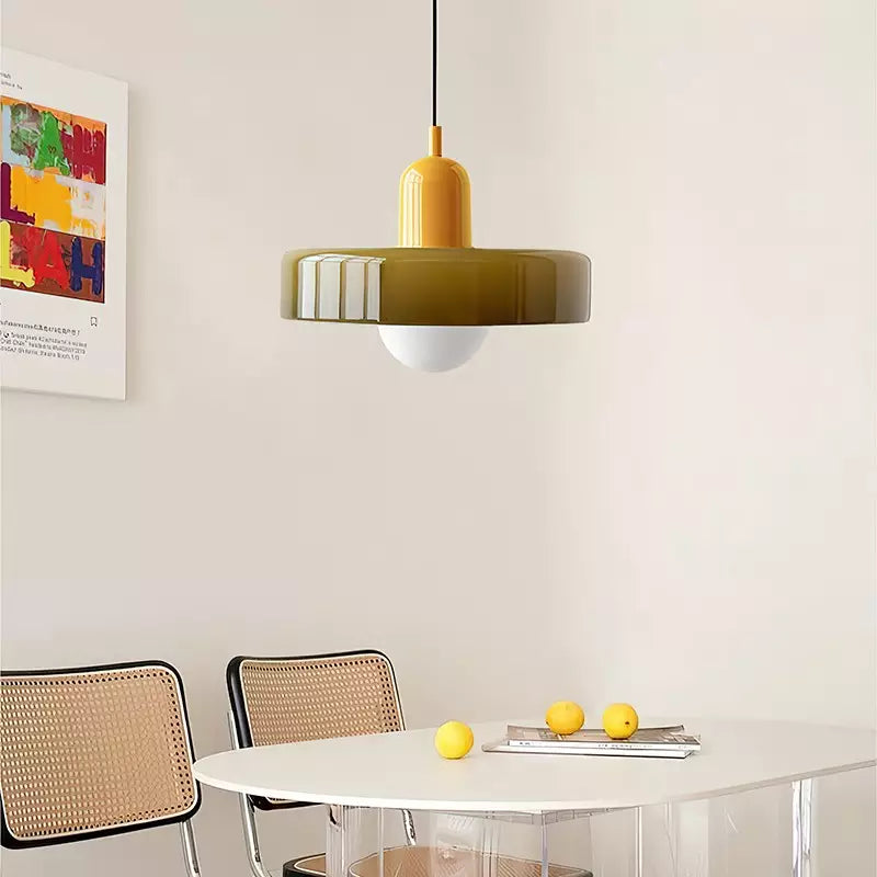 Bauhaus Pendelleuchte Glas, Moderne Hängeleuchte