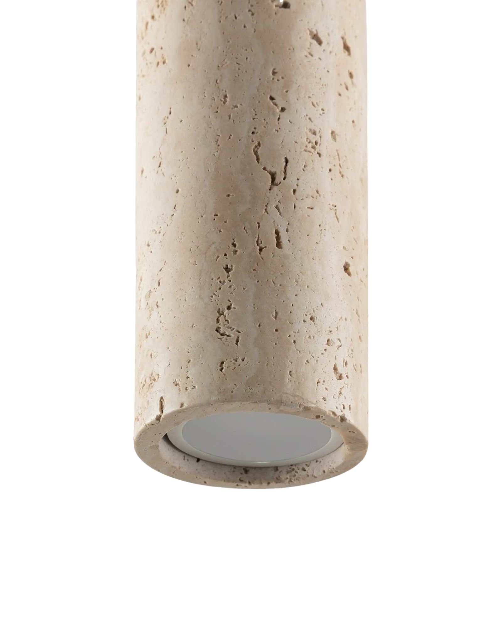 Travertine Stone Pendant Light | Wabi-Sabi Design, GU10