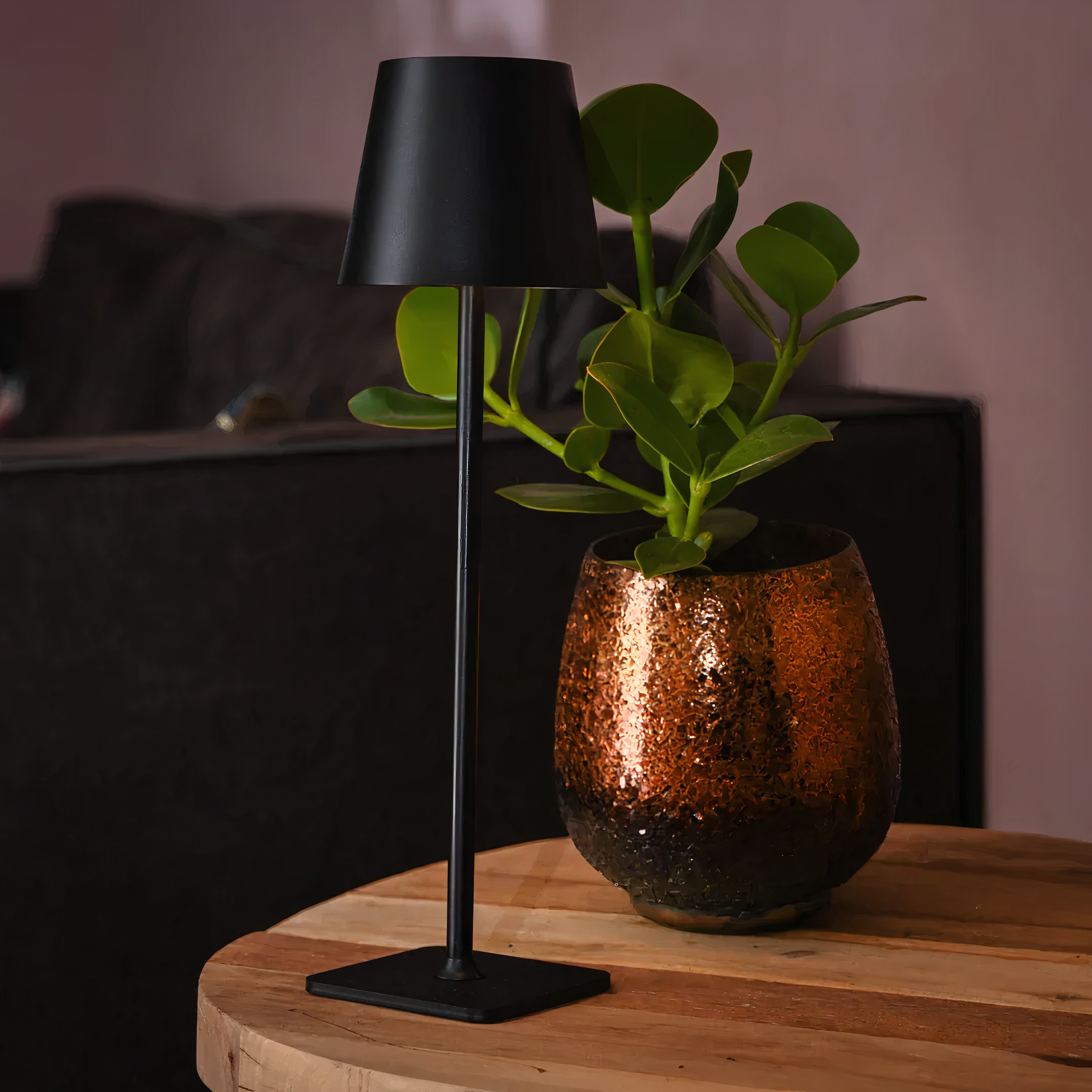 Scandinavian LED Table Lamp | Wireless, Dimmable Aluminum Design