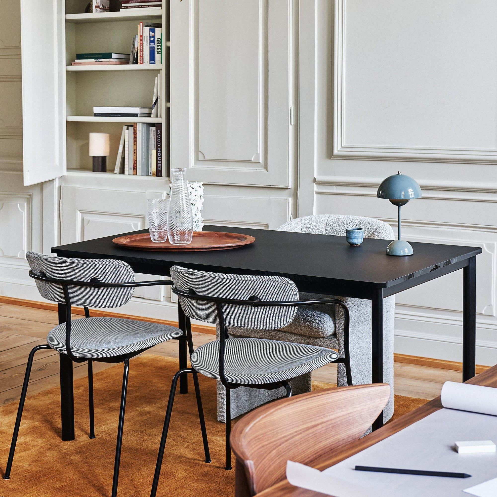Scandinavian LED Table Lamp | Wireless, Dimmable Metal Design