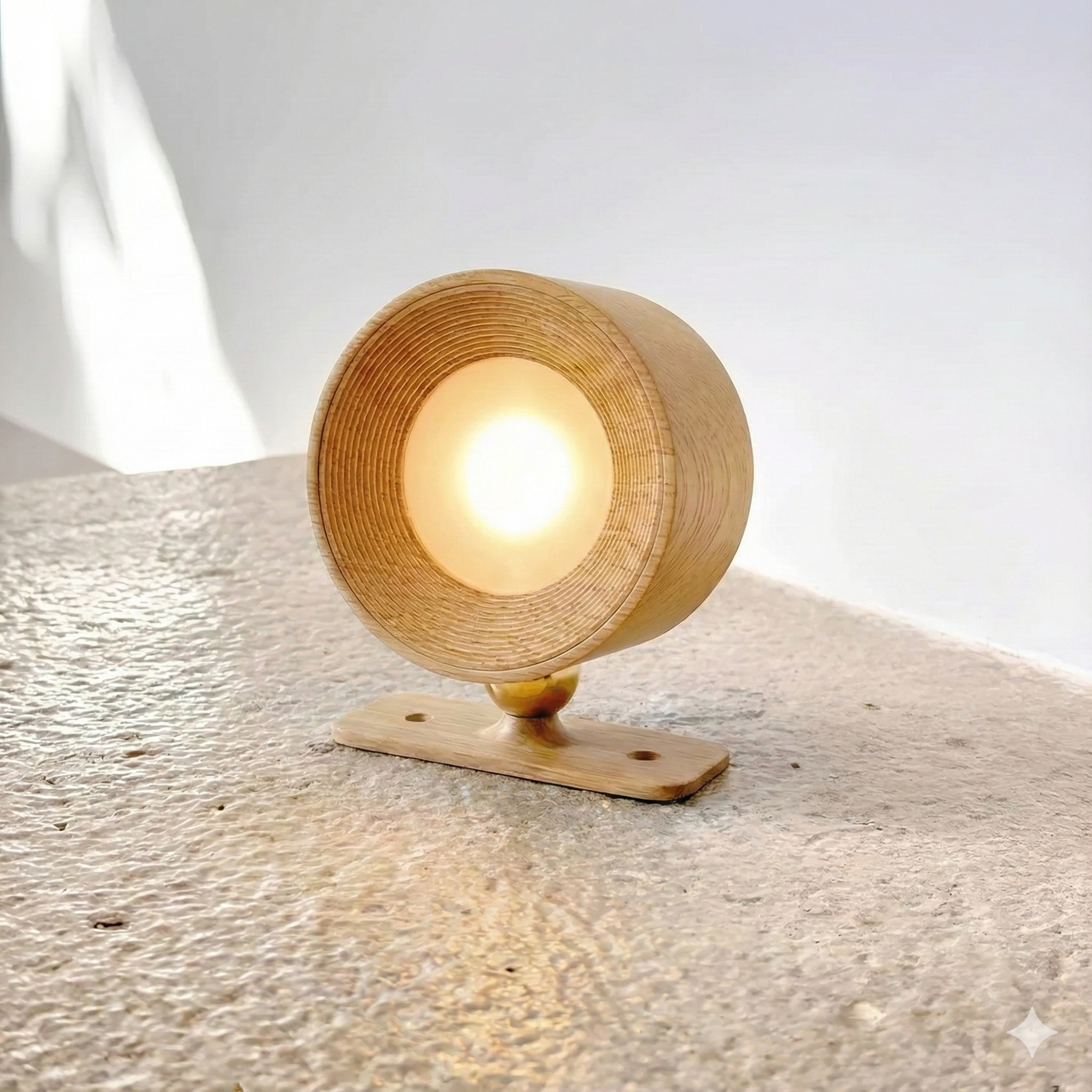 Wireless LED Wall Sconce | Rechargeable, Dimmable, 360° Rotatable