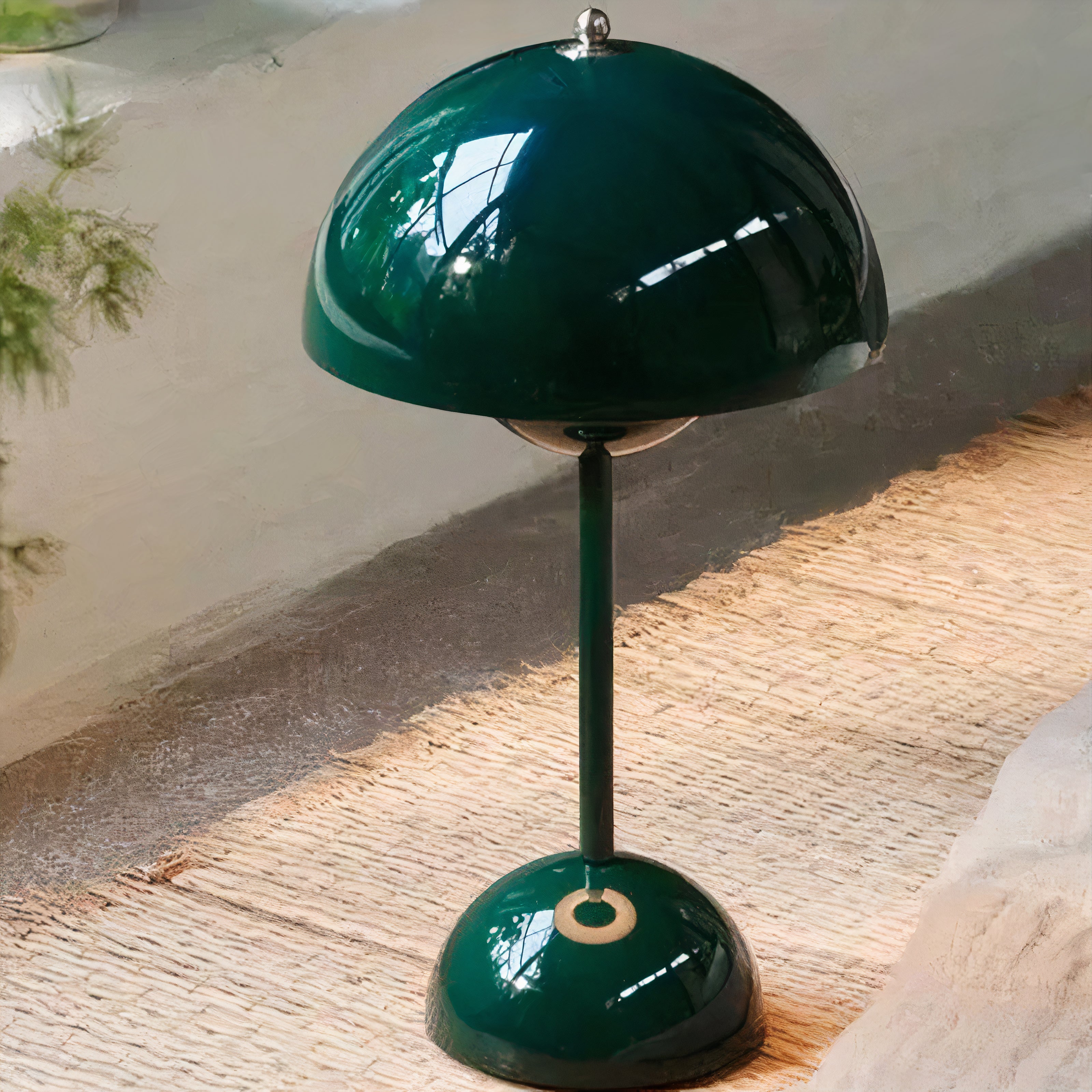 Scandinavian LED Table Lamp | Wireless, Dimmable Metal Design