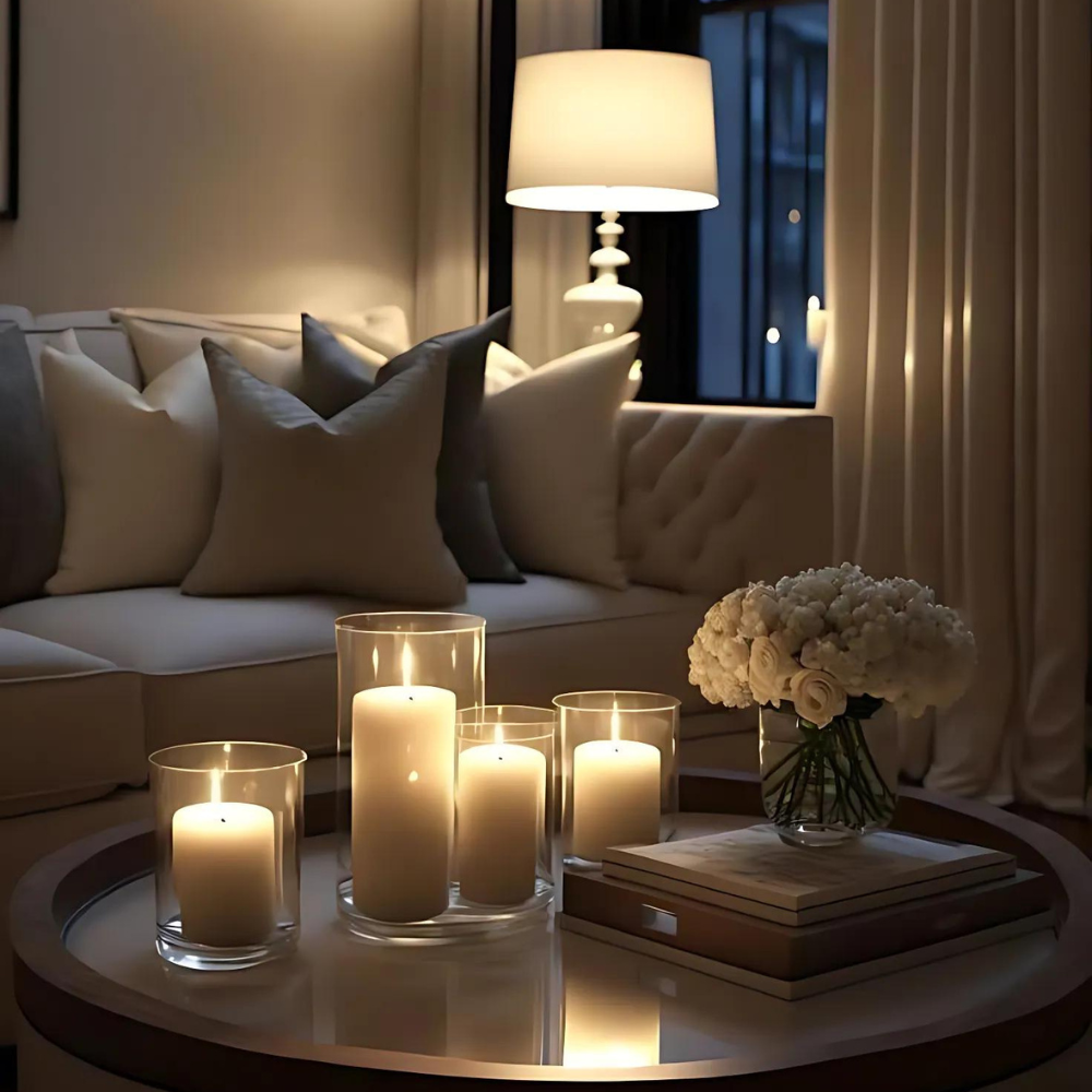 Flameless LED Candles with Remote | Set of 3, Real Wax
