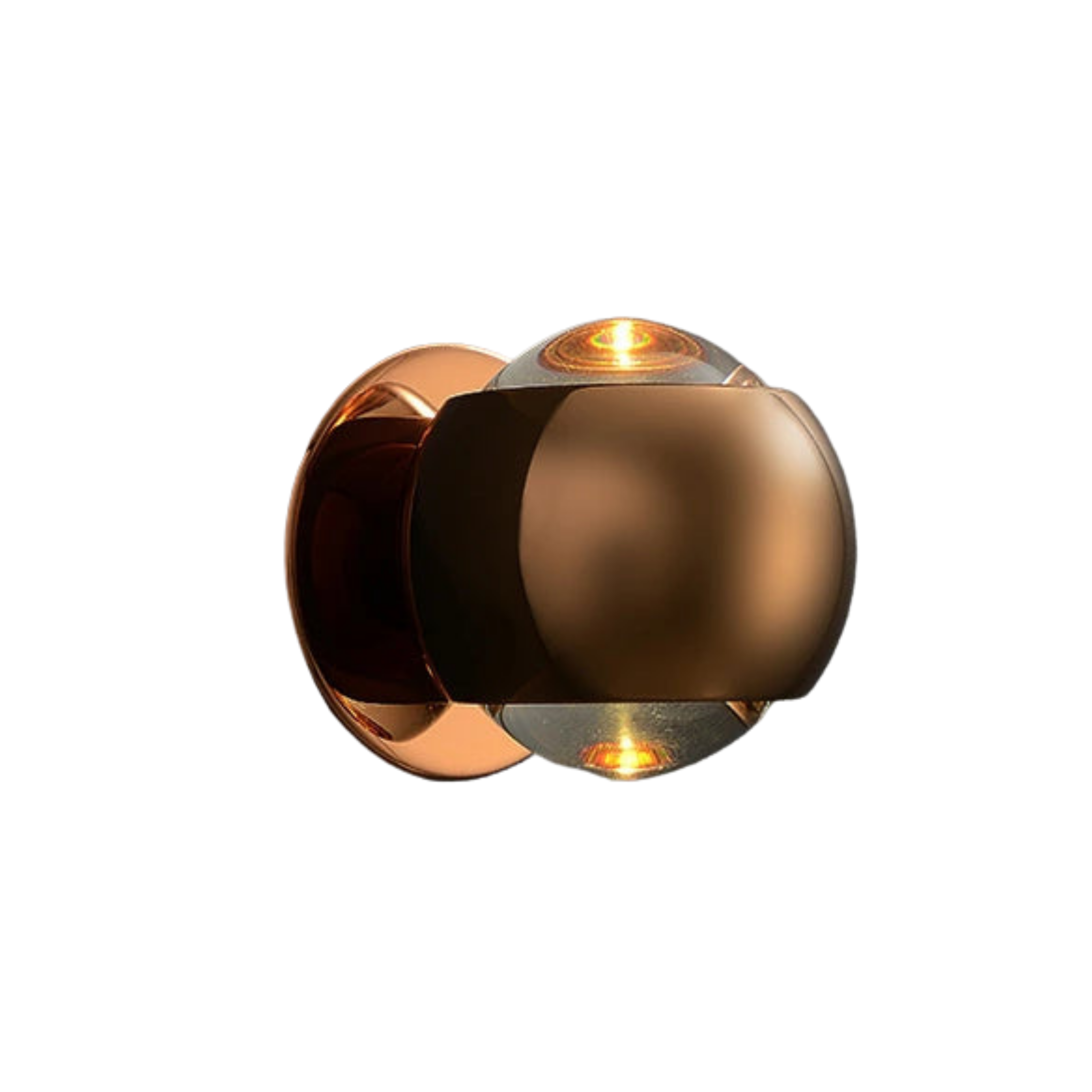 Adjustable Up-Down Wall Sconce | Rotatable G9, Metal and Glass