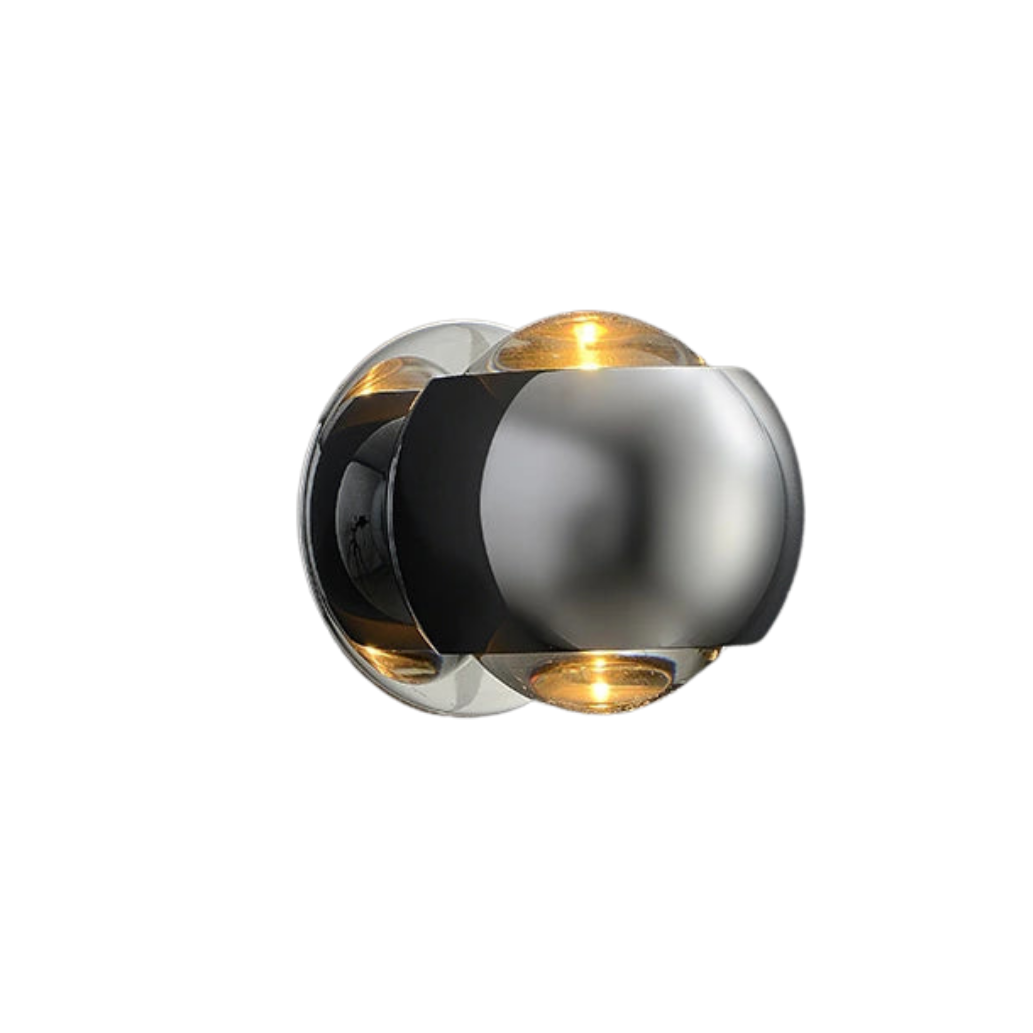 Adjustable Up-Down Wall Sconce | Rotatable G9, Metal and Glass