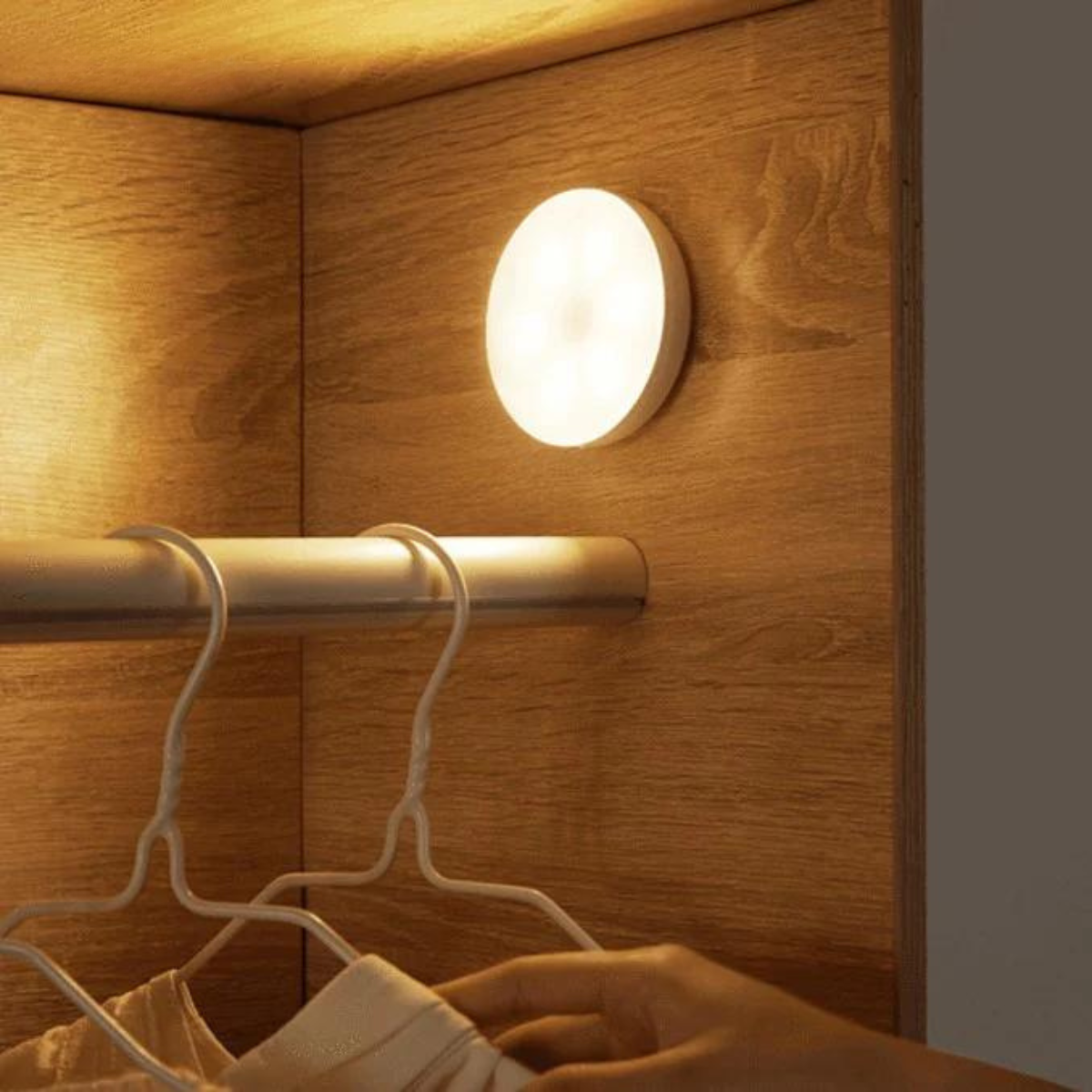 Wireless Motion Sensor Wall Light | Rechargeable, Magnetic Mount