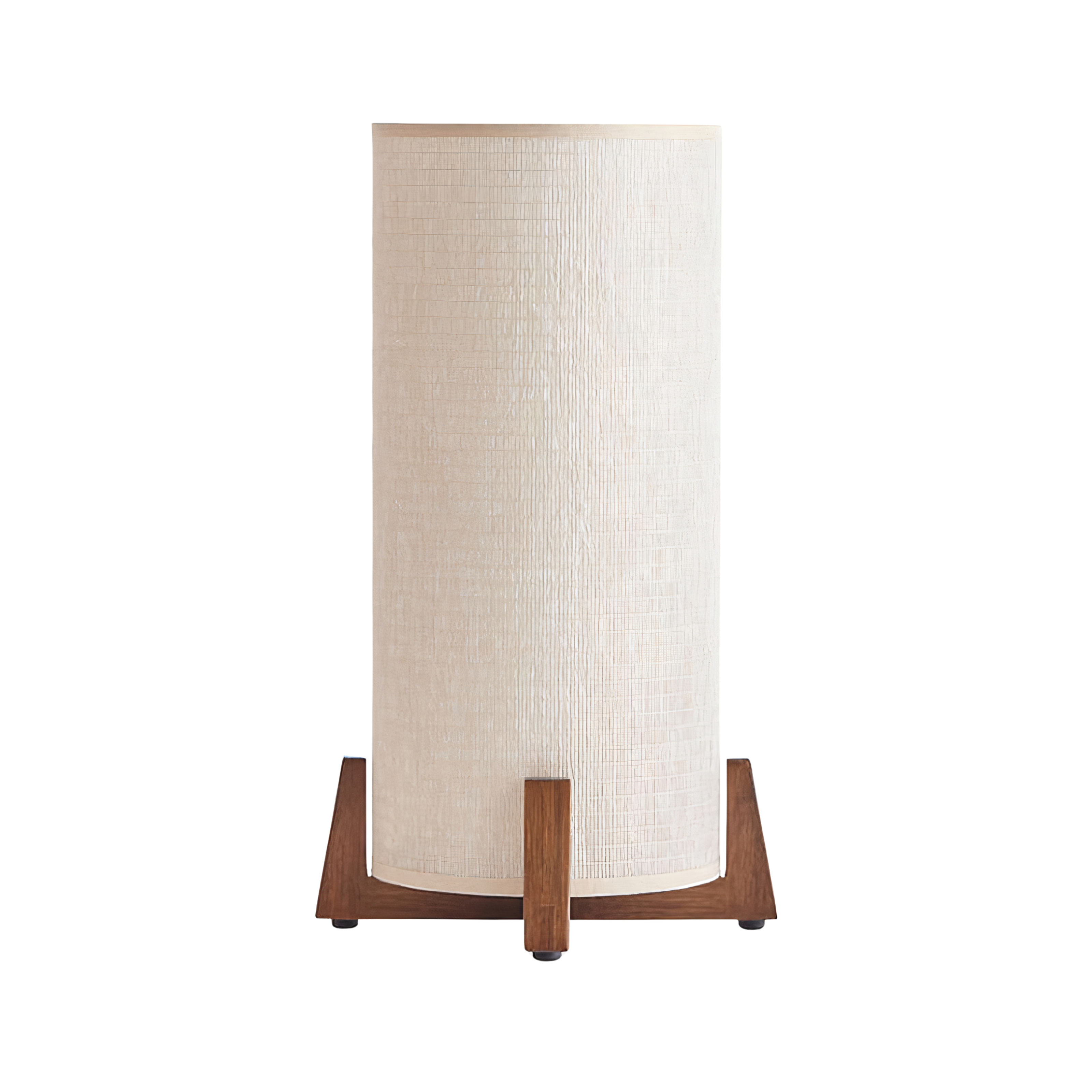 Japandi Ash Wood Table Lamp with Linen Shade | Tatami Style
