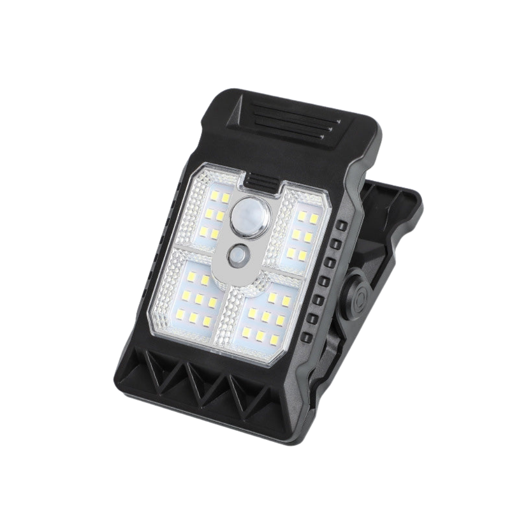 Solar Clip Outdoor Light | Motion Sensor, Dual Charging