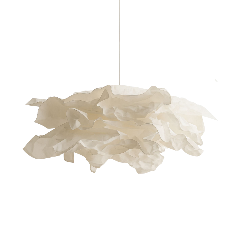 Cloud Paper Pendant Light | Handformed Organic Shape, E27