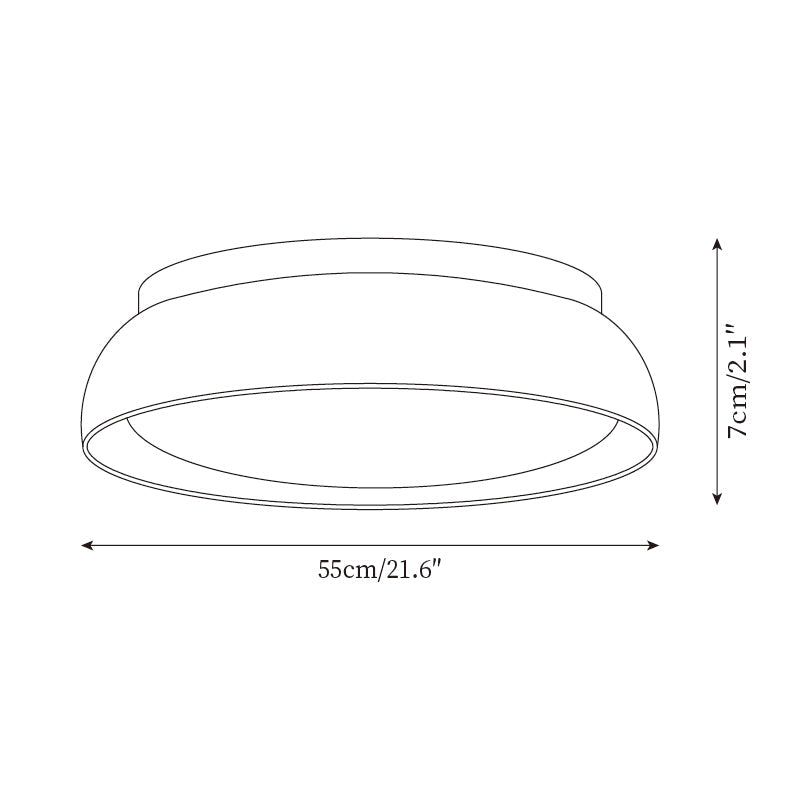 Travertine Wood Ceiling Light | Japandi Style, 3000K Warm LED
