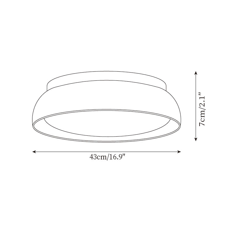 Travertine Wood Ceiling Light | Japandi Style, 3000K Warm LED