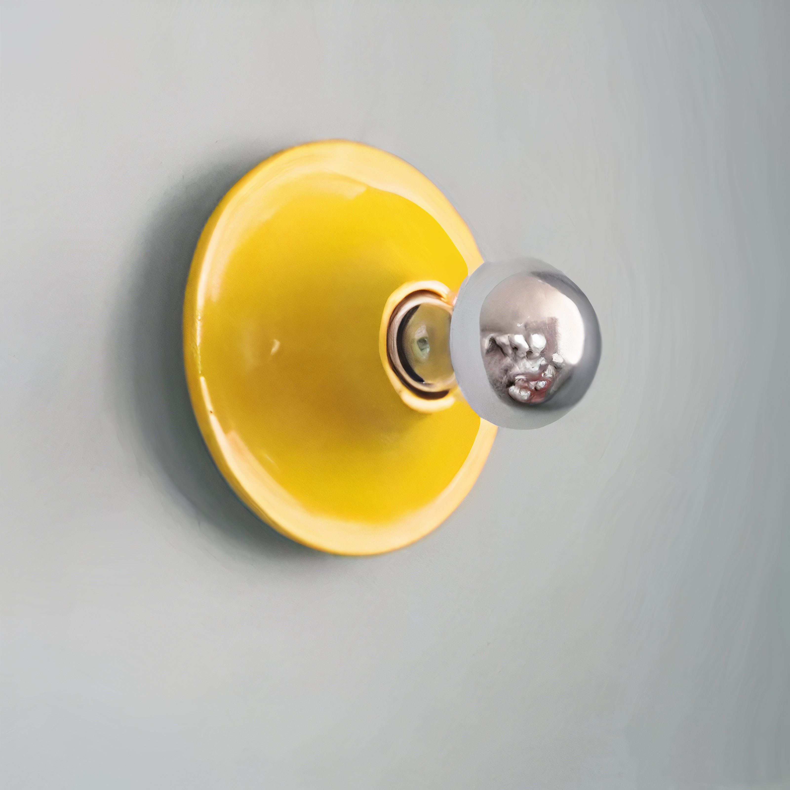 Round Bauhaus Wall Sconce | Integrated LED, Metal and Acrylic