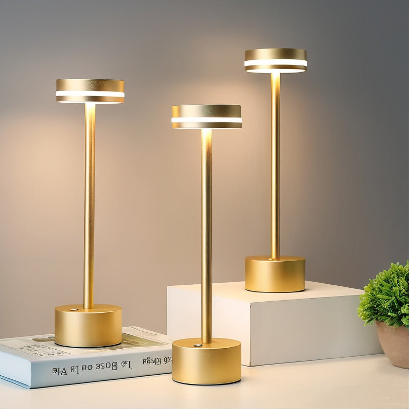 Wireless LED Table Lamp | Dimmable, 3 Color Temps, Aluminum