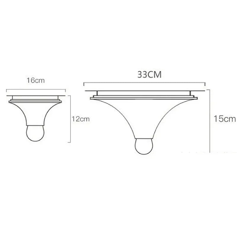Round Bauhaus Wall Sconce | Integrated LED, Metal and Acrylic