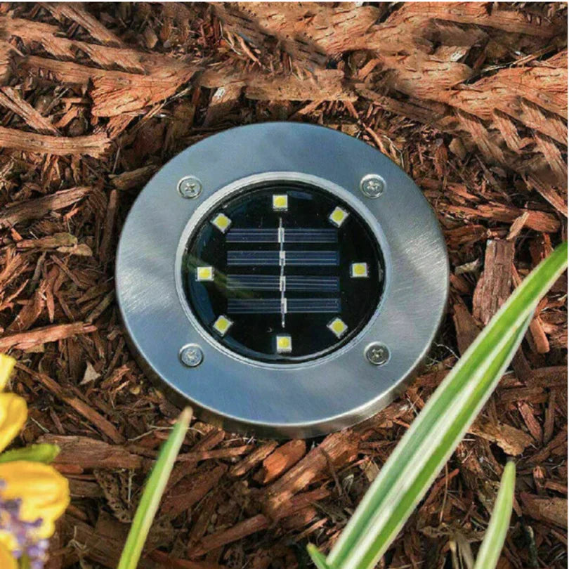 Solar Pathway Lights | Set of 4, Warm White LED, IP65