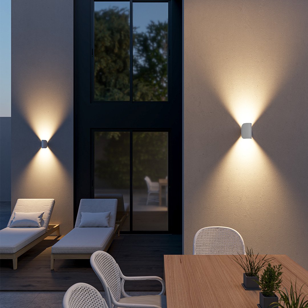Adjustable Up-Down Wall Sconce | Italian-Inspired, Pivoting Metal Shade
