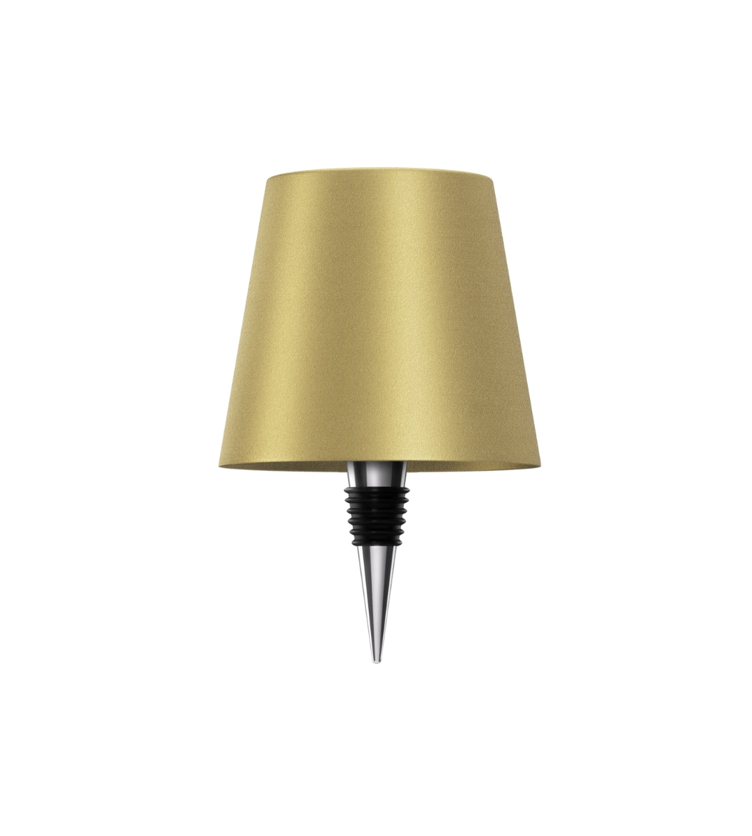 Wireless Bottle Lamp | Rechargeable LED with Cone Shade