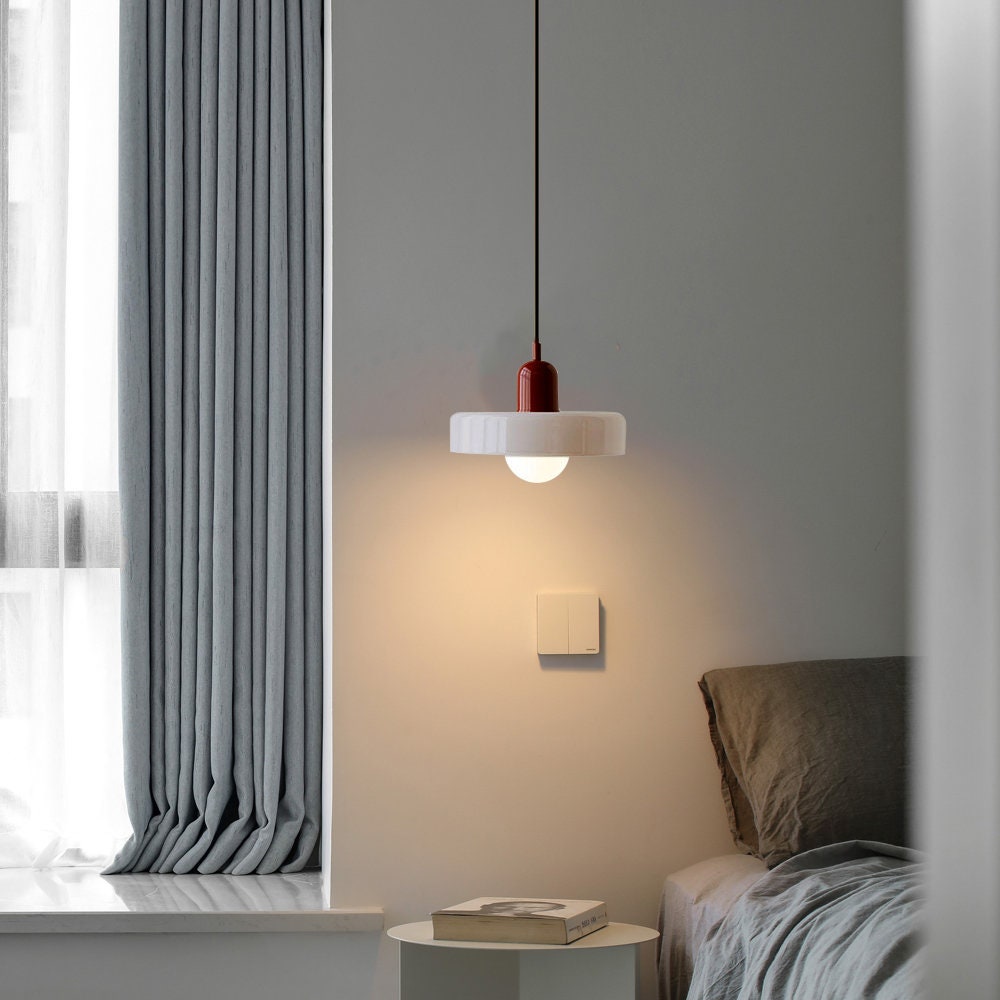 Bauhaus Pendelleuchte Glas, Moderne Hängeleuchte