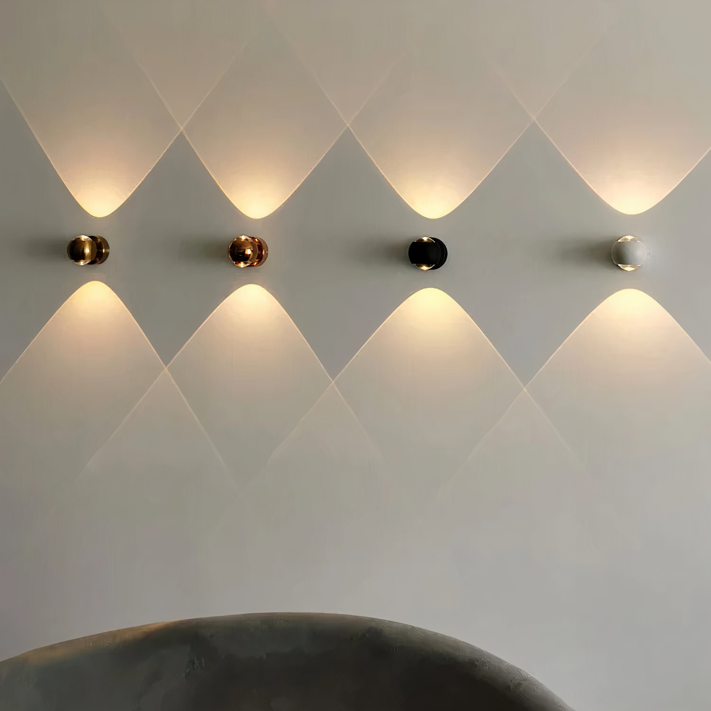 Adjustable Up-Down Wall Sconce | Rotatable G9, Metal and Glass