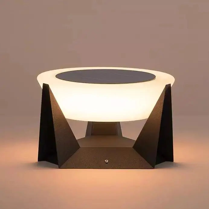 Solar Outdoor Floor Lamp | Stainless Steel, IP65 Weatherproof