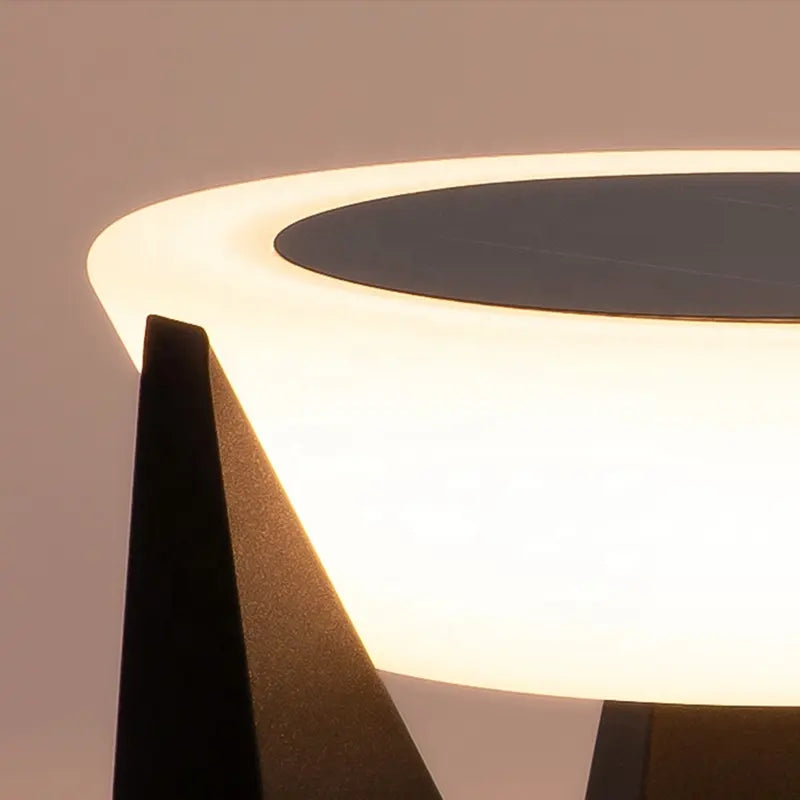 Solar Outdoor Floor Lamp | Stainless Steel, IP65 Weatherproof