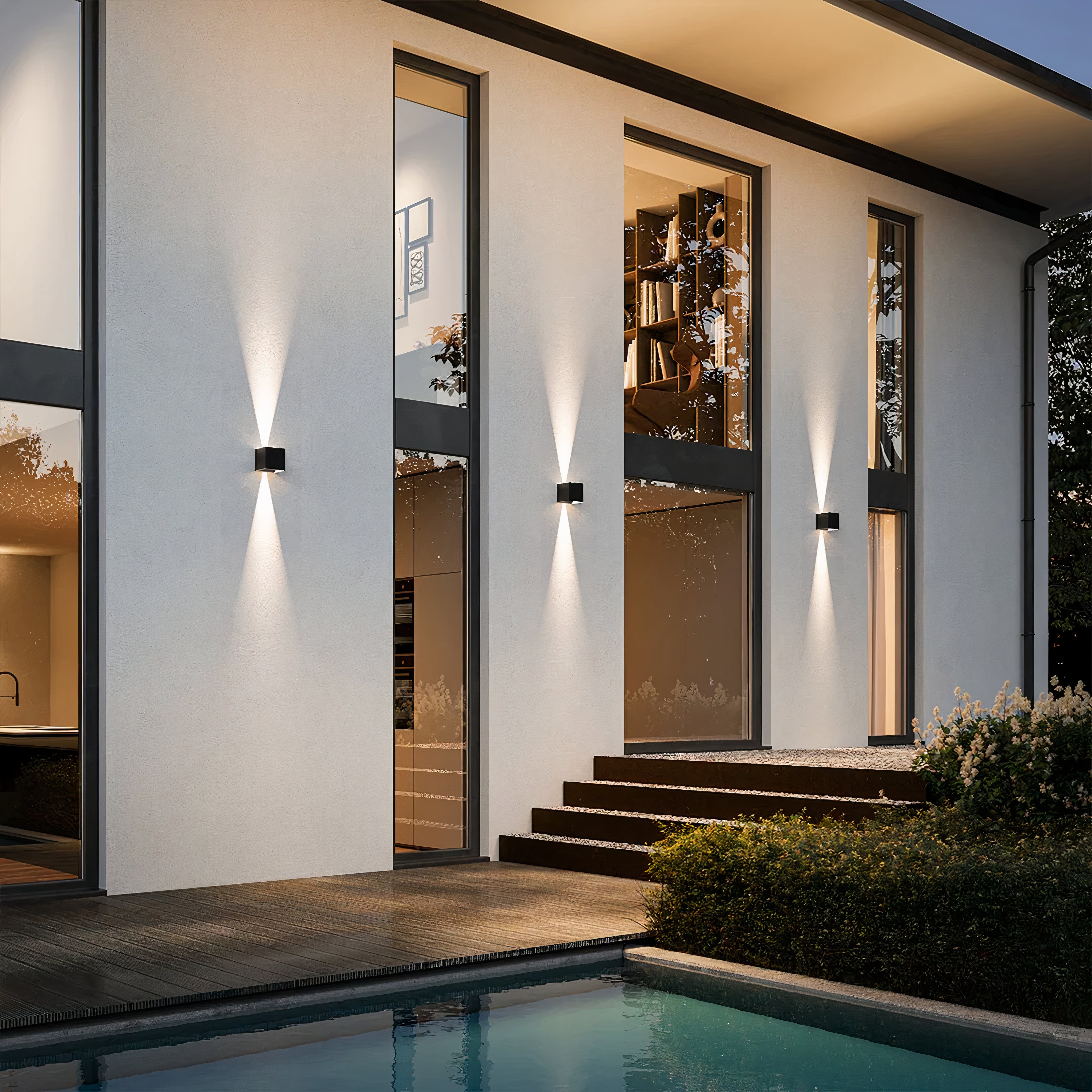 Wireless Motion Sensor Wall Sconce | Aluminum, Rechargeable